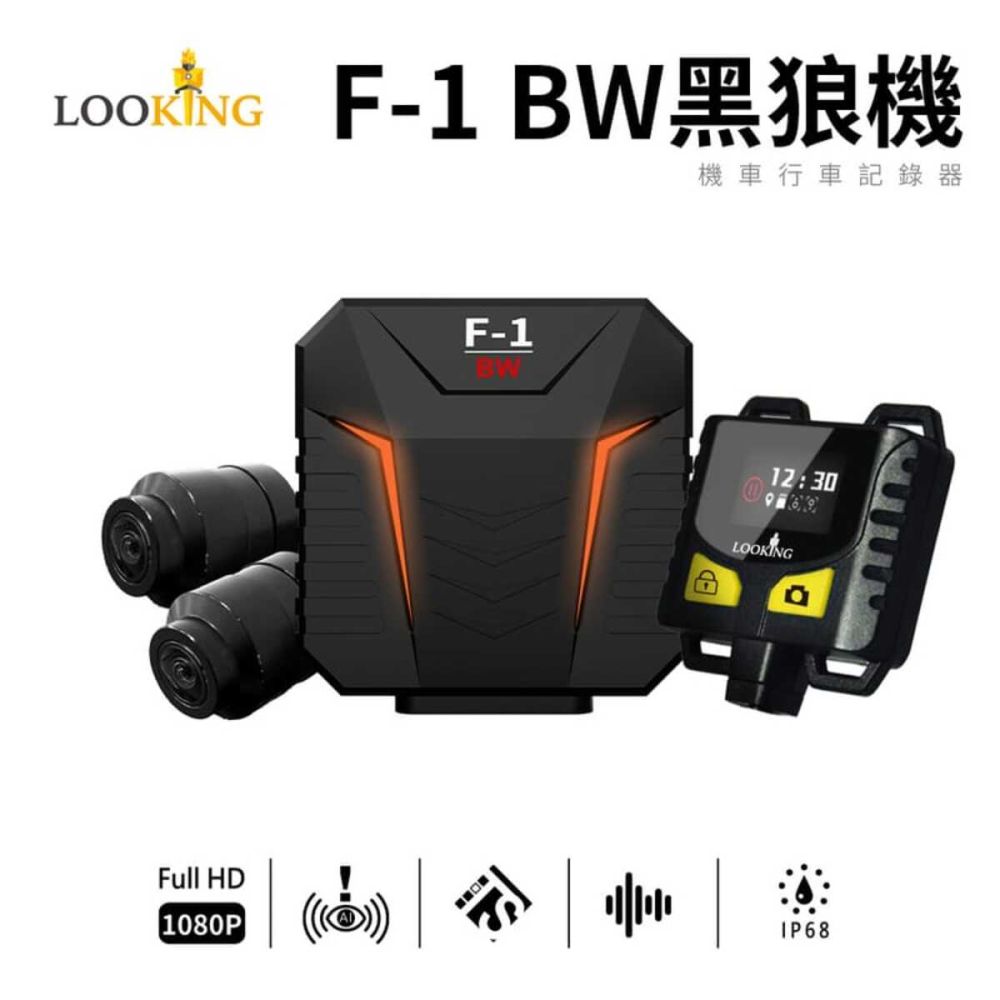 【黑狼二代】LOOKING F-1 BW 智能車Cam