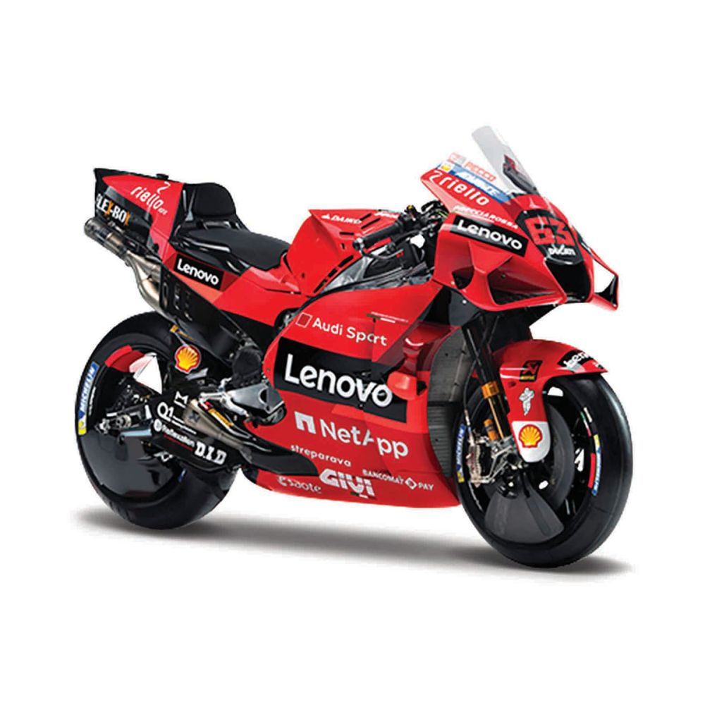 MotoGP Ducati Lenovo (Francesco Bagnaia) 仿真微縮模型 (1:12)