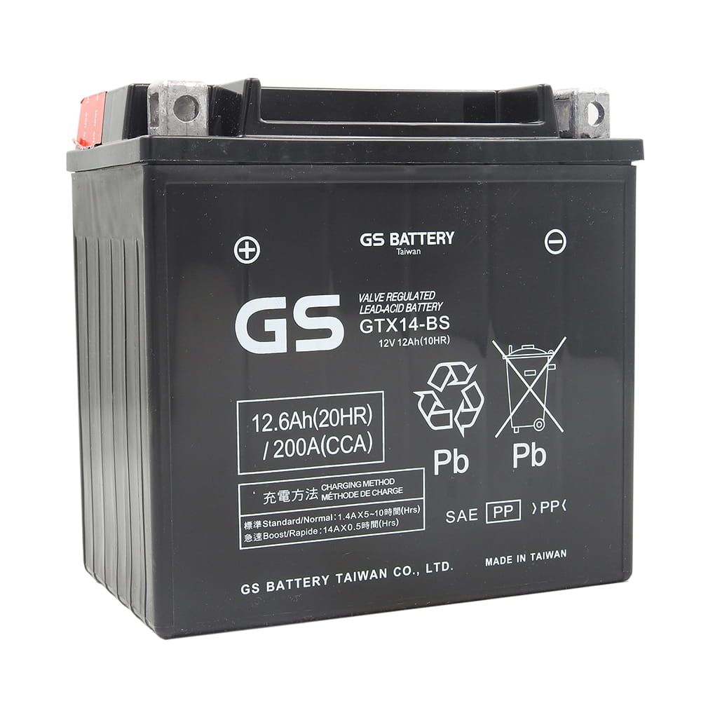 GS GTX14-BS 免保養電池