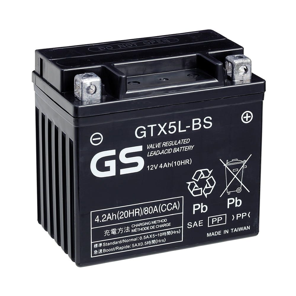 GS GTX5L-BS 免保養電池